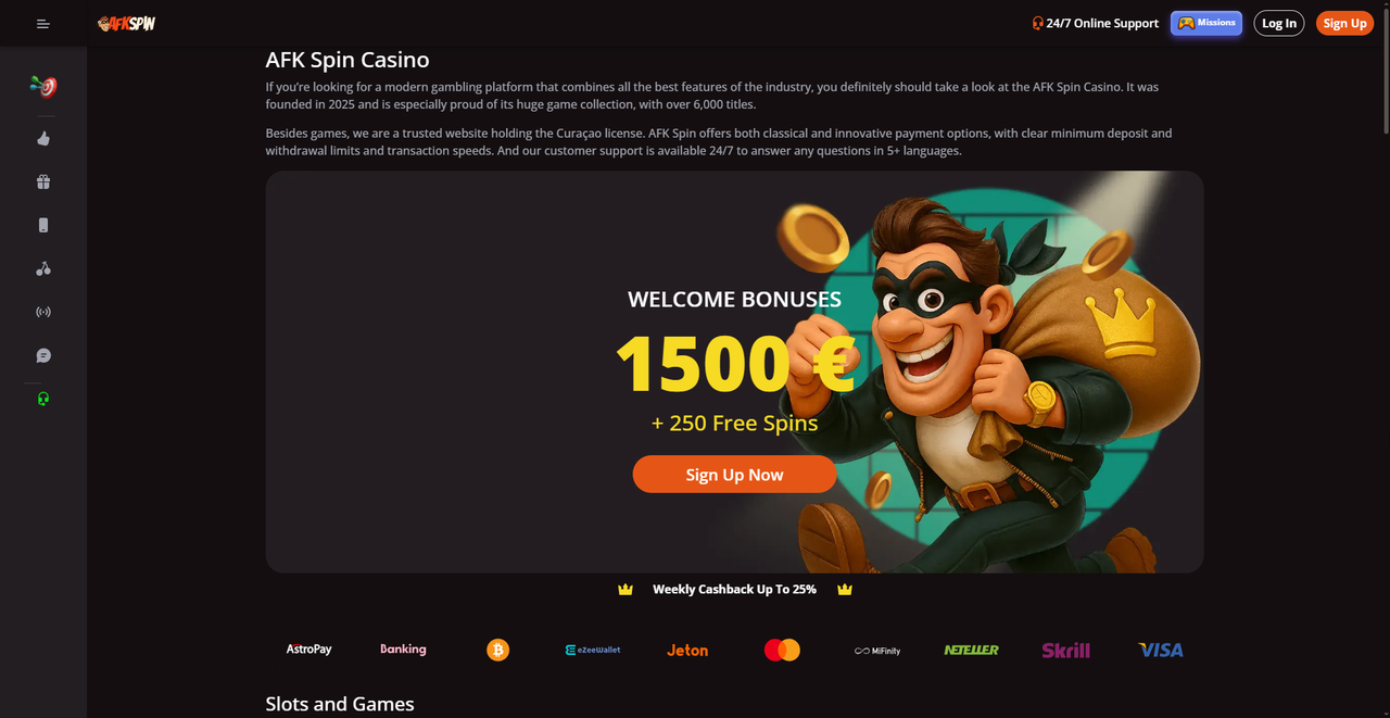 Afkspin Casino - Nouvelle Génération de Casino en Ligne 2026 Casino